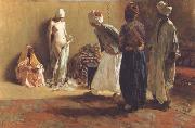 Ettore Cercone L'Examen des esclaves (mk32) USA oil painting artist